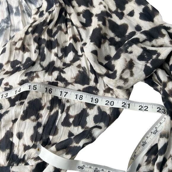 New Women’s Rails Tyra Blurred Cheetah Dress Size M - Picture 12 of 14